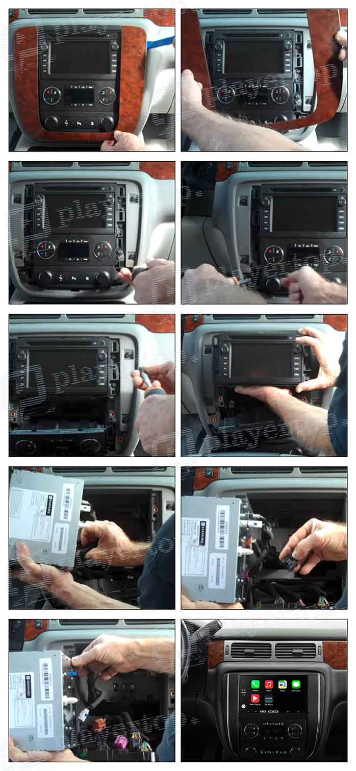 montage autoradio chevrolet tahoa